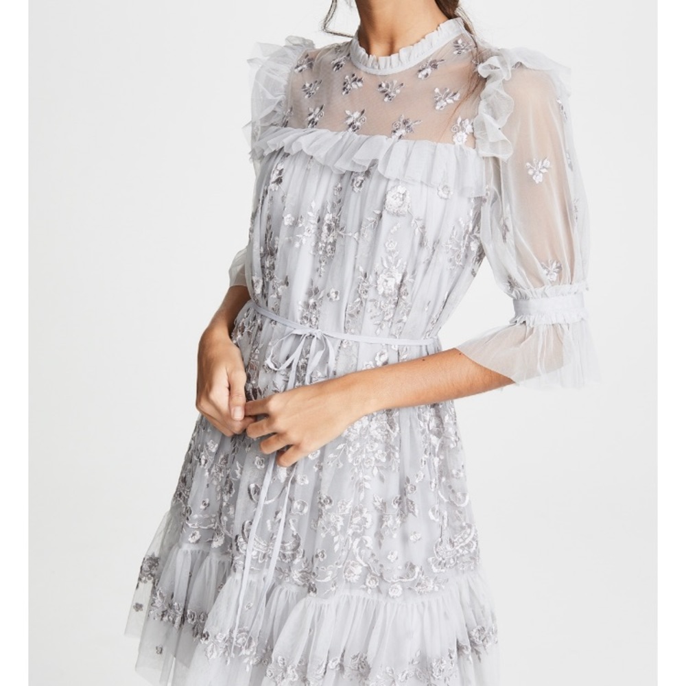 Needle and Thread Lace Illusion Dress